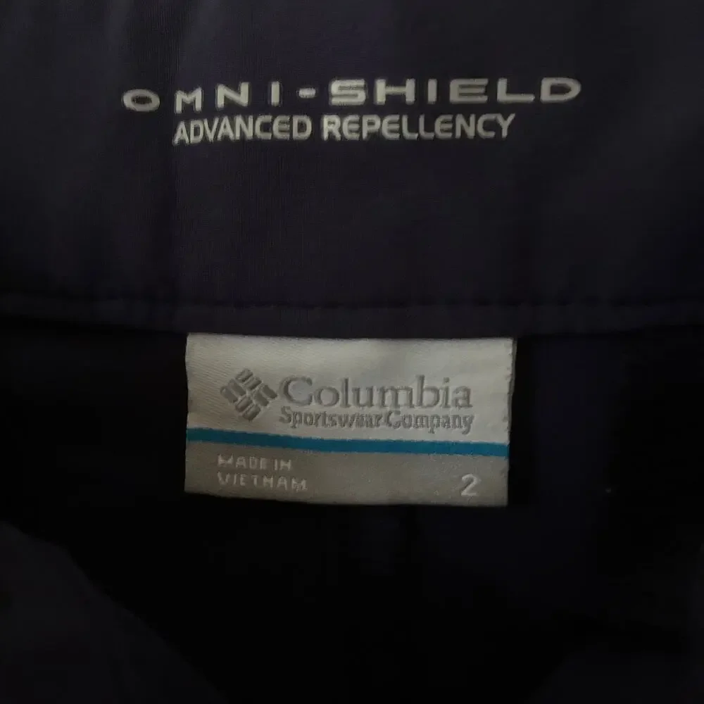 Columbia Omni Shield Womens Size 2 Purple Hiking Shorts Quick Dry Stretch Trail - Picture 8 of 11